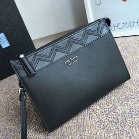 PRADA Новая модель сумки, артикул： 2NE009, черный/красный, новейш