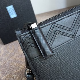 PRADA Новая модель сумки, артикул： 2NE009, черный/красный, новейш