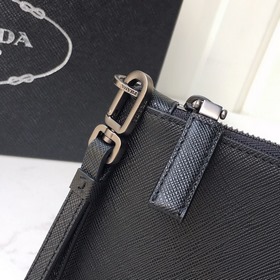 Модель PRADA： 2NG005 Черный/зеленый. Изготовлен из импортной кожи