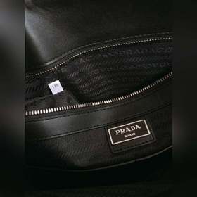 Модель PRADA： 2VG046 Мужская сумка из импортной кожи Saffano Двой