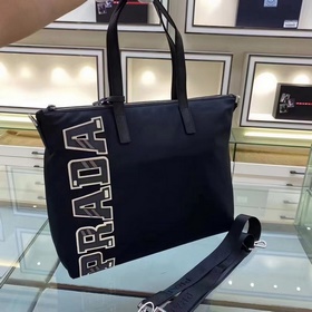 Новая сумка Prada, модель 2VG024, черно-белые буквы Изготовлена и