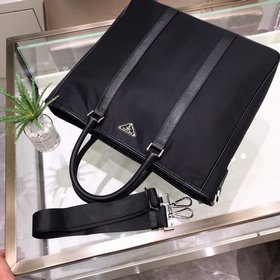 Prada Артикул： 2VG034 Мужская сумка из нейлона Импортная ткань 
