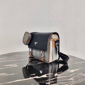 Новая сумка через плечо для мужчин от PRADA Артикул： 2VD769B Черн