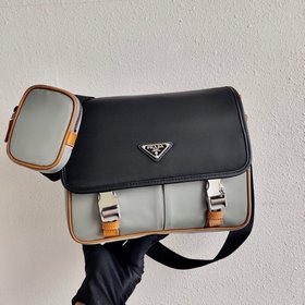 Новая сумка через плечо для мужчин от PRADA Артикул： 2VD769B Черн