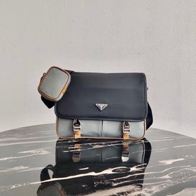 Новая сумка через плечо Prada для мужчин Артикул： 2VD768B Черный