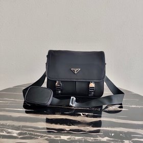 Новая сумка через плечо Prada для мужчин Артикул： 2VD769B Матер
