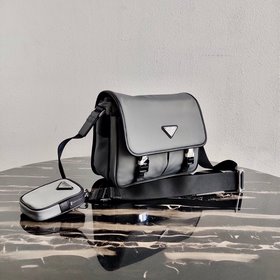 Новая сумка через плечо Prada для мужчин Артикул： 2VD769B Серый 