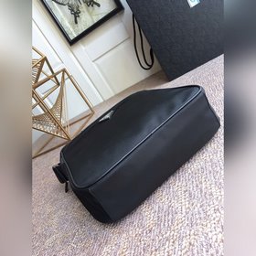 Новая мужская сумка Prada, модель： 2VQ002, черный цвет. Нейлон и
