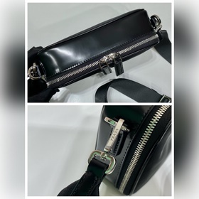 Prada Новая сумка-почтальон Модель： 2VH070/лакированная кожа Эта