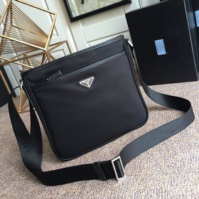Классическая мужская сумка Prada Модель： 0797 Черный Изготовлена