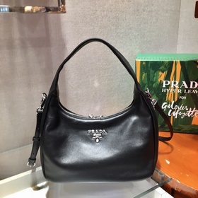 Prada  Модель： 1BC132 Кожаная сумка через плечо/подмышечная сумк