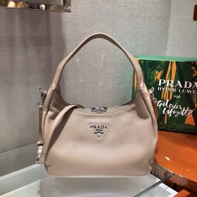Prada Модель： 1BC132 Кожаная сумка через плечо/подмышечная сумка