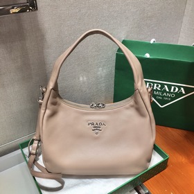 Prada Модель： 1BC132 Кожаная сумка через плечо/подмышечная сумка