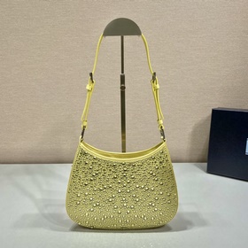Prada Сумка под мышку с звездочками Модель： 1BC169 Новый цвет Эт