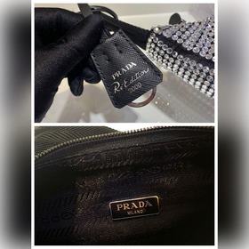 Prada  Сверкающая сумка Hobo Новый номер модели： 1NE515 Сверкающ