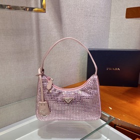 Prada  Сверкающая сумка Hobo Новый номер модели： 1NE515 Сверкающ