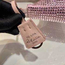 Prada  Сверкающая сумка Hobo Новый номер модели： 1NE515 Сверкающ
