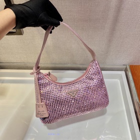 Prada  Сверкающая сумка Hobo Новый номер модели： 1NE515 Сверкающ