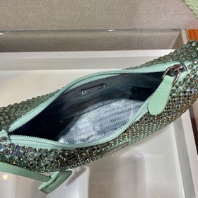 Prada  Сверкающая сумка Hobo Новый номер модели： 1NE515 Сверкающ