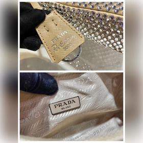 Prada  Сверкающая сумка Hobo Новый номер модели： 1NE515 Сверкающ