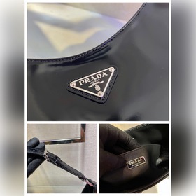 PRADA Большая сумка с двойными ремнями, обновленная версия, под 