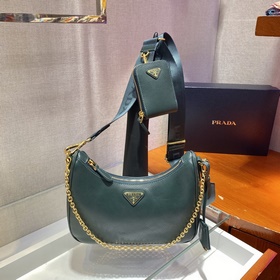 PRADA Новый номер модели： 1BH204, нейлоновая сумка Hobo для ноше