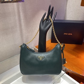 PRADA Новый номер модели： 1BH204, нейлоновая сумка Hobo для ноше