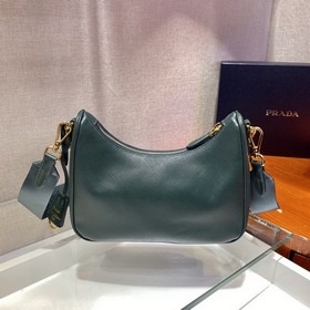 PRADA Новый номер модели： 1BH204, нейлоновая сумка Hobo для ноше
