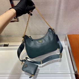 PRADA Новый номер модели： 1BH204, нейлоновая сумка Hobo для ноше
