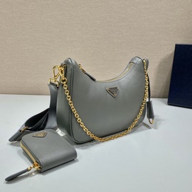 PRADA Золотая фурнитура, три в одном Новый номер модели： 1BH204 