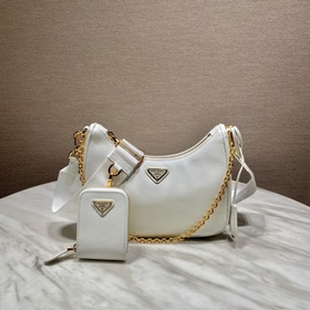 PRADA Золотая фурнитура, три в одном Новый цвет： 1BH204 Кожа/зол