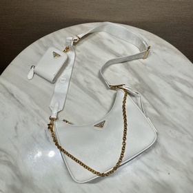 PRADA Золотая фурнитура, три в одном Новый цвет： 1BH204 Кожа/зол