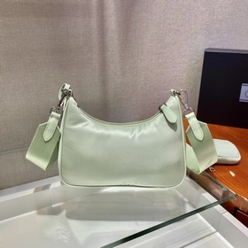 PRADA Новый номер модели： 1BH204, нейлоновая сумка Hobo для ноше