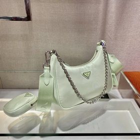 PRADA Новый номер модели： 1BH204, нейлоновая сумка Hobo для ноше