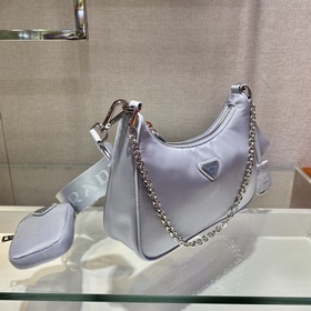 PRADA Новый номер модели： 1BH204, нейлоновая сумка Hobo для ноше