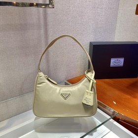 PRADA Новый цвет： песочный Модель： 1NE515 Сумка в форме полумеся