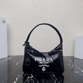 Prada Сумка Hobo с вышивкой Артикул： 1NE515 Вышивка Самая красив
