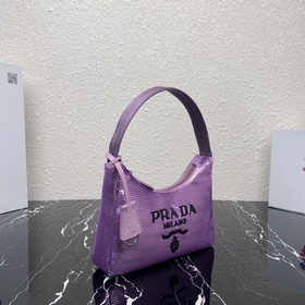 Prada Сумка Hobo с вышивкой Артикул： 1NE515 Вышивка Самая красив