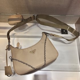 Prada с коробкой Новая модель нейлоновой сумки Hobo для ношения 