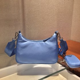 Prada с коробкой Новая модель нейлоновой сумки Hobo для ношения 
