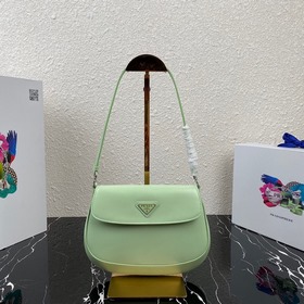 PRADA Новейшая женская сумка под мышку Модель： 1BD311 Изготовлен