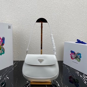 PRADA Новейшая модель женской сумки под мышку, артикул： 1BD311 Из