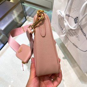 Prada Самая популярная сумка Hobo 3 в 1 (полностью из кожи) Сумка