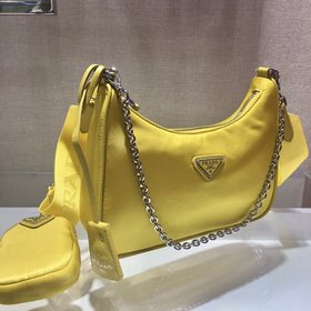 Prada с коробкой Новая модель нейлоновой сумки Hobo для ношения 