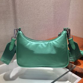 Prada с коробкой Новая модель нейлоновой сумки Hobo для ношения 