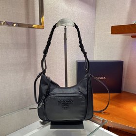 Prada осенне-зимняя коллекция Артикул： 1BC123 Новая сумка из плет