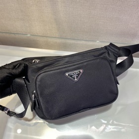 Prada Новая модель поясной сумки Артикул： 2VH128 Универсальная м