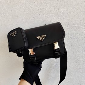 Новейшая сумка-почтальон 3 в 1 от Prada Артикул： 2VD034 Характерн