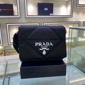 Prada Новая сумка почтальона, модель 1BG412 Новая модель сумки-п
