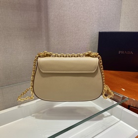 PRADA Сумка с цепочкой Модель： 1BD275 Изготовлена из импортной к
